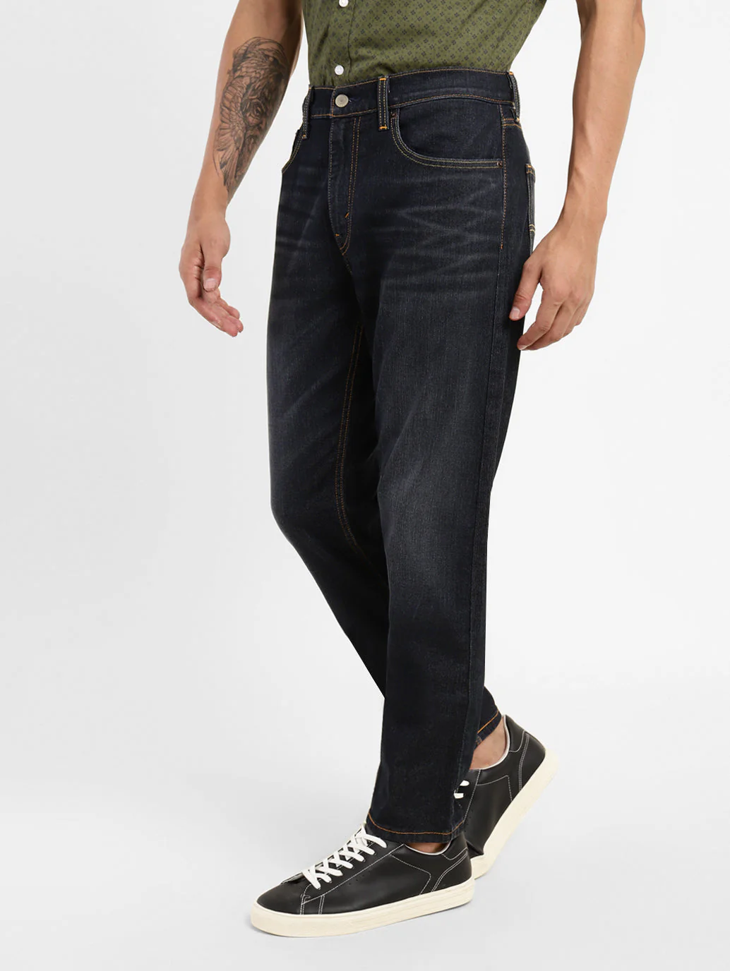 Men's 512 Blue Slim Tapered Fit Mid Rise Jeans - Image 5