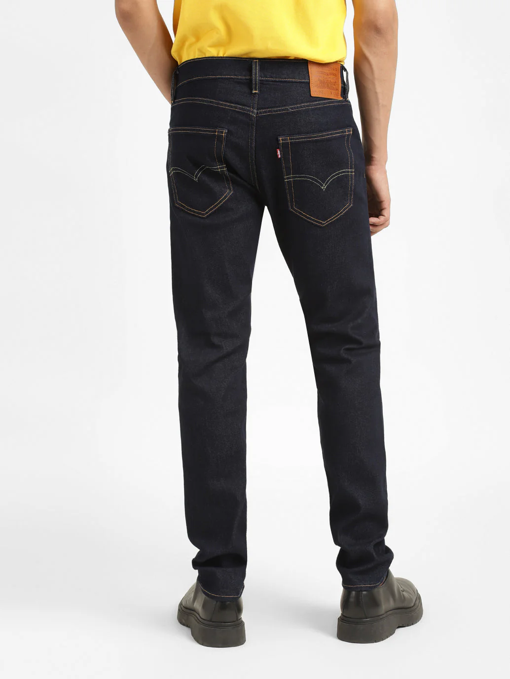 Men's 512 Blue Slim Tapered Fit Mid Rise Jeans - Image 3