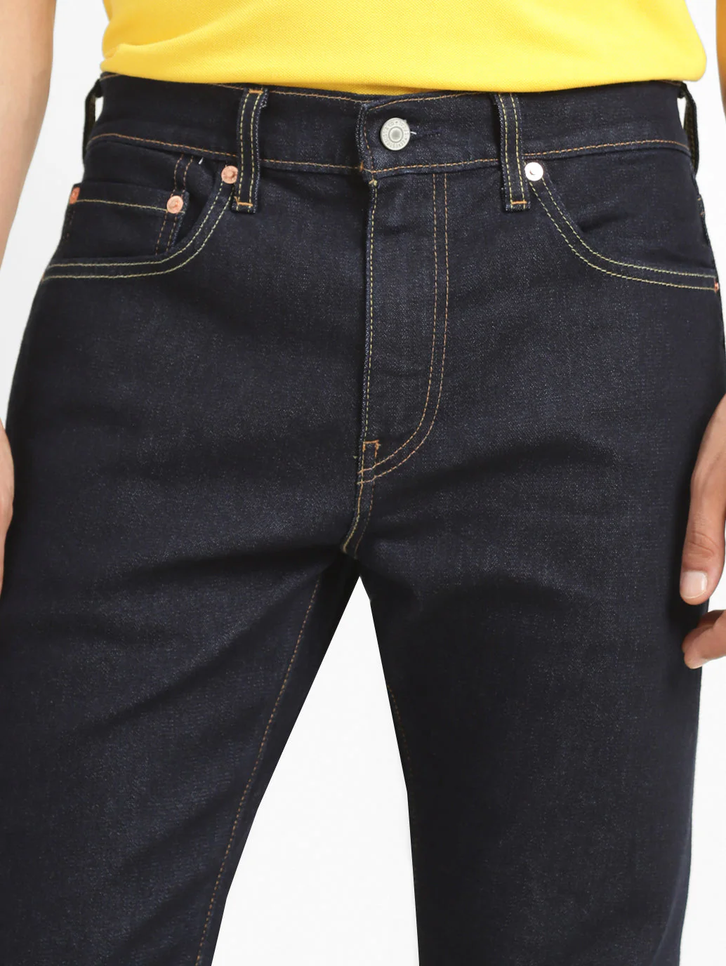 Men's 512 Blue Slim Tapered Fit Mid Rise Jeans - Image 7
