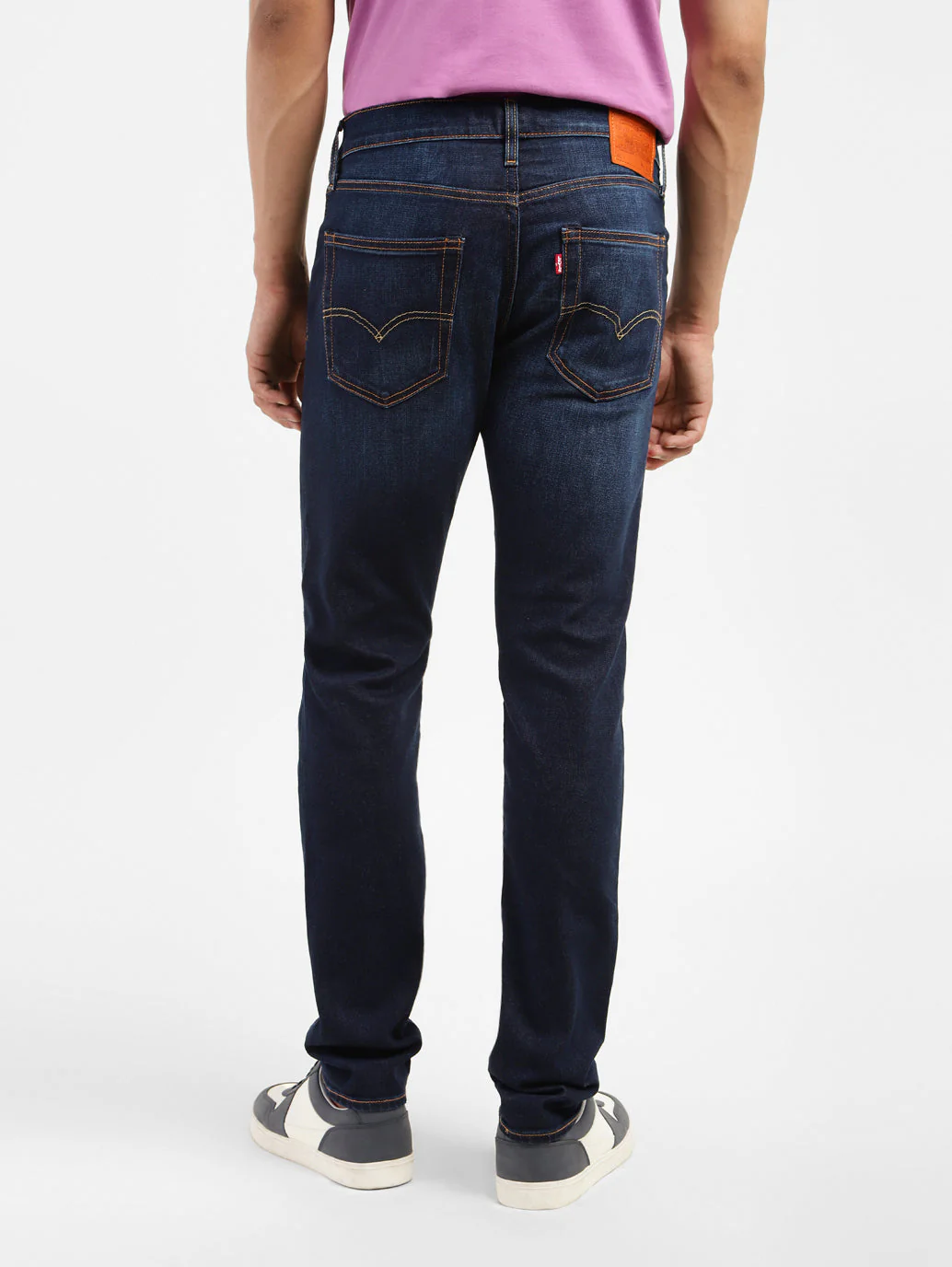 Men's 512 Blue Slim Tapered Fit Mid Rise Jeans - Image 3