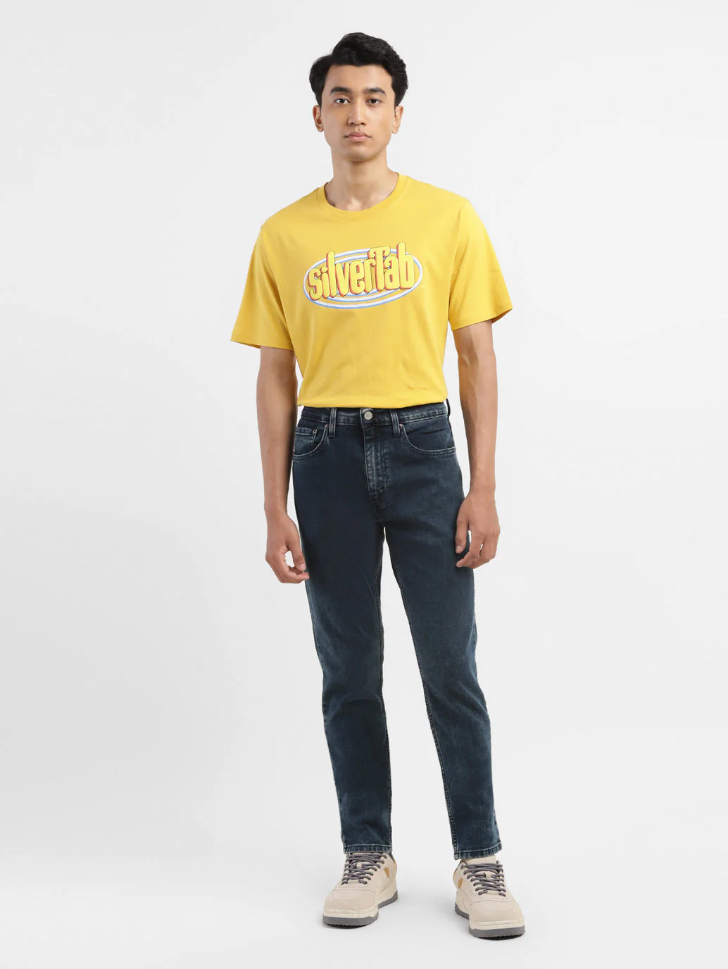 Men's 512 Blue Slim Tapered Fit Mid Rise Jeans