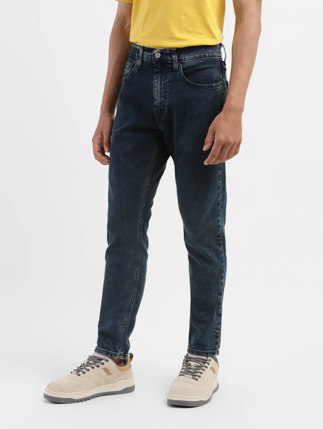 Men's 512 Blue Slim Tapered Fit Mid Rise Jeans - Image 5