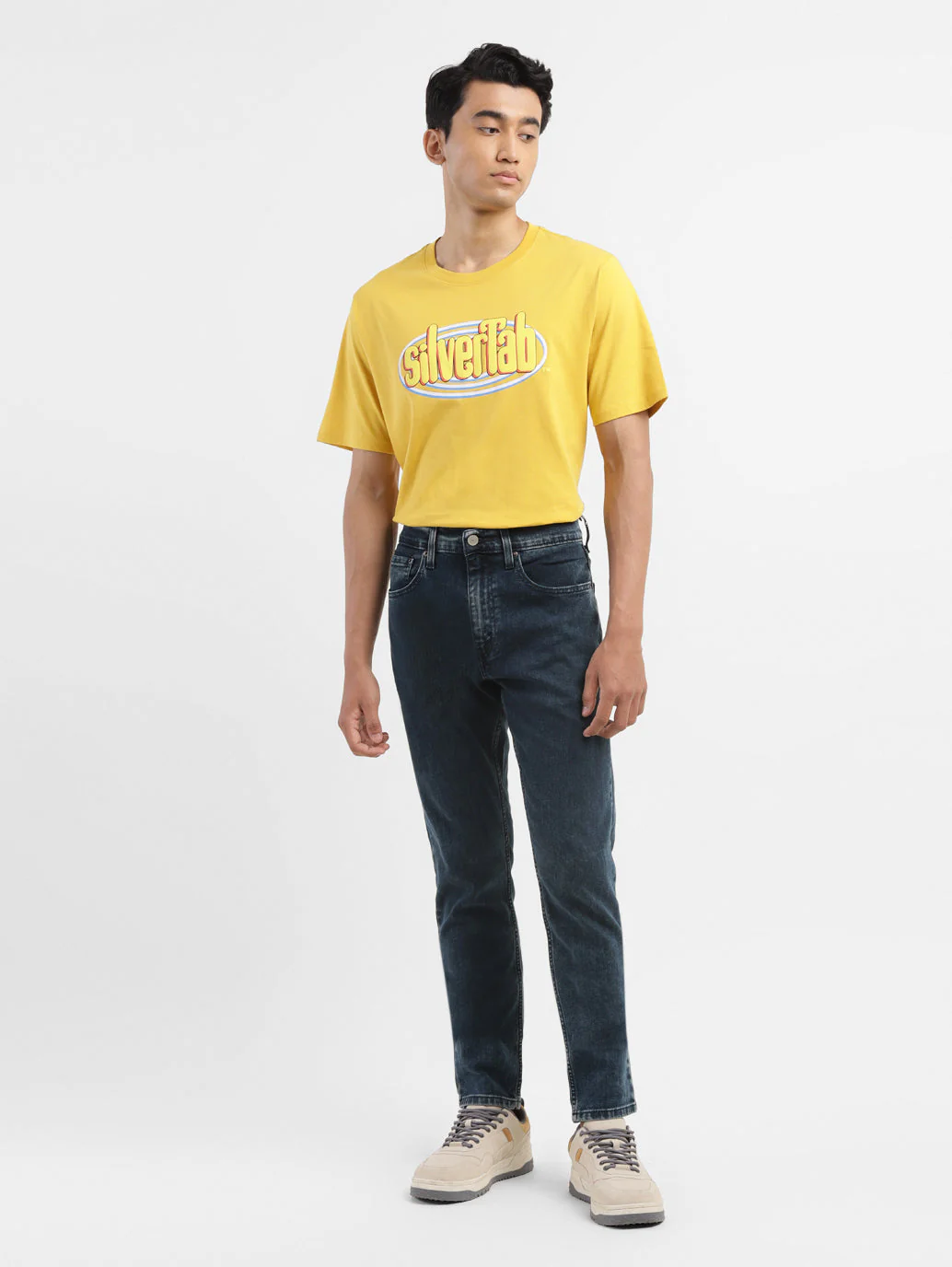 Men's 512 Blue Slim Tapered Fit Mid Rise Jeans - Image 8