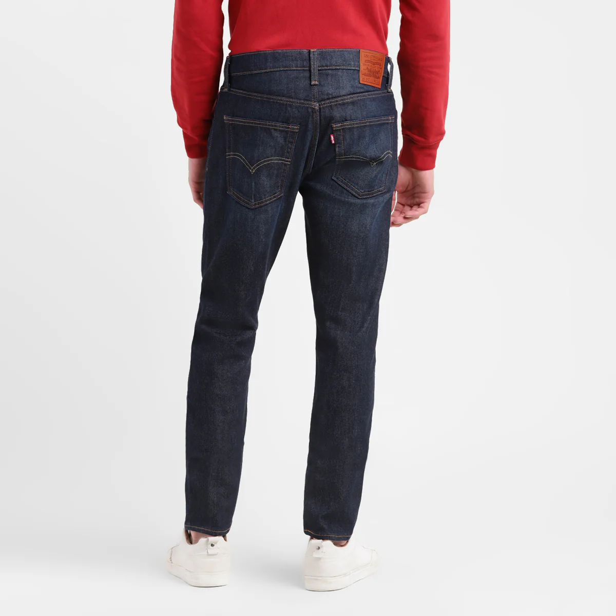 Men's 512 Blue Slim Tapered Fit Mid Rise Jeans - Image 3