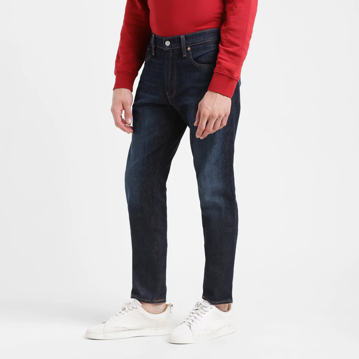 Men's 512 Blue Slim Tapered Fit Mid Rise Jeans - Image 5