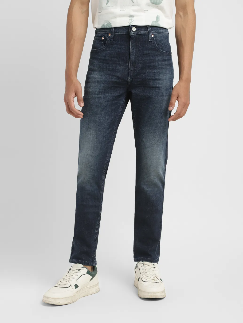 Men's 512 Blue Slim Tapered Fit Mid Rise Jeans - Image 2