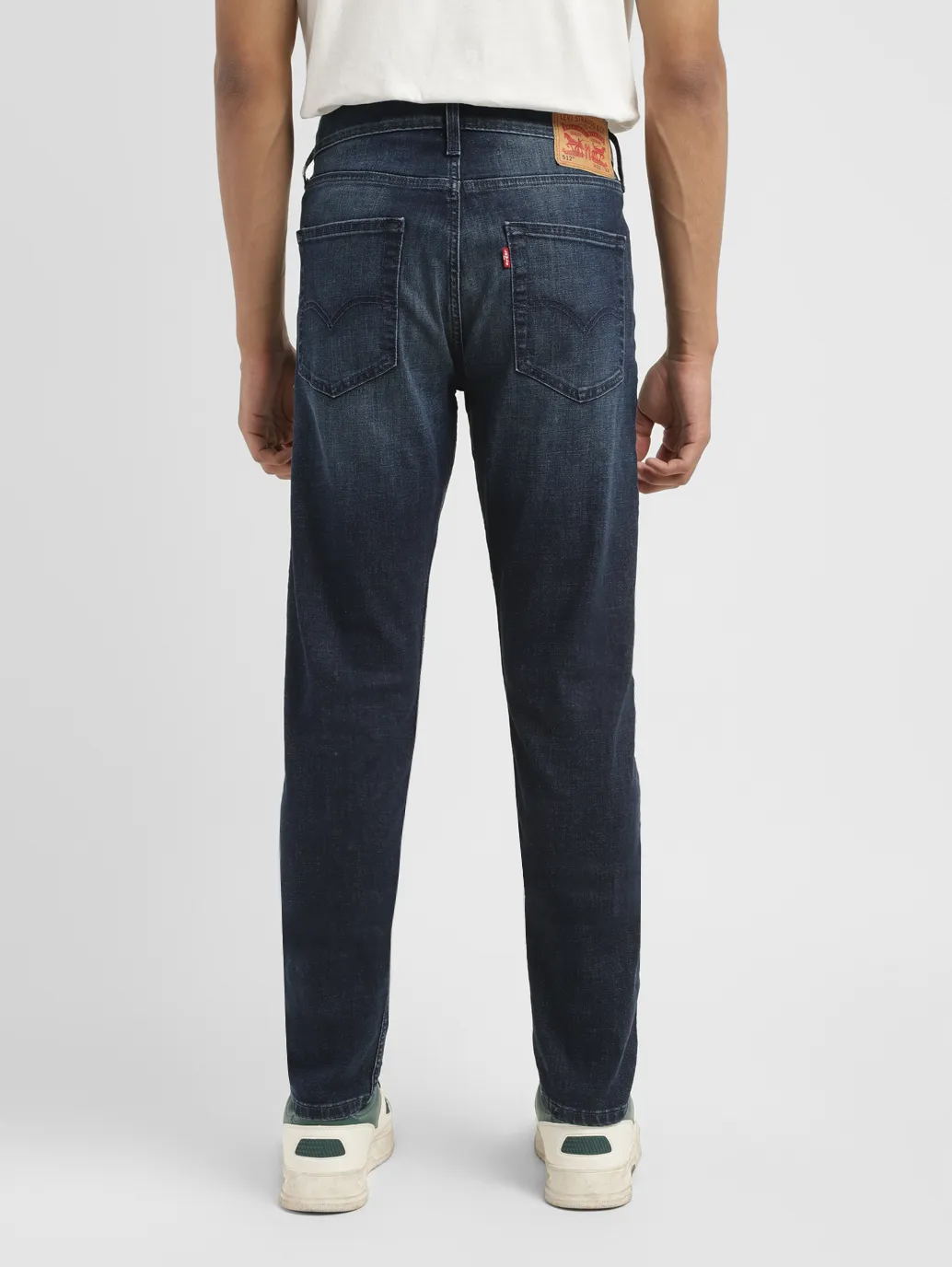 Men's 512 Blue Slim Tapered Fit Mid Rise Jeans - Image 3