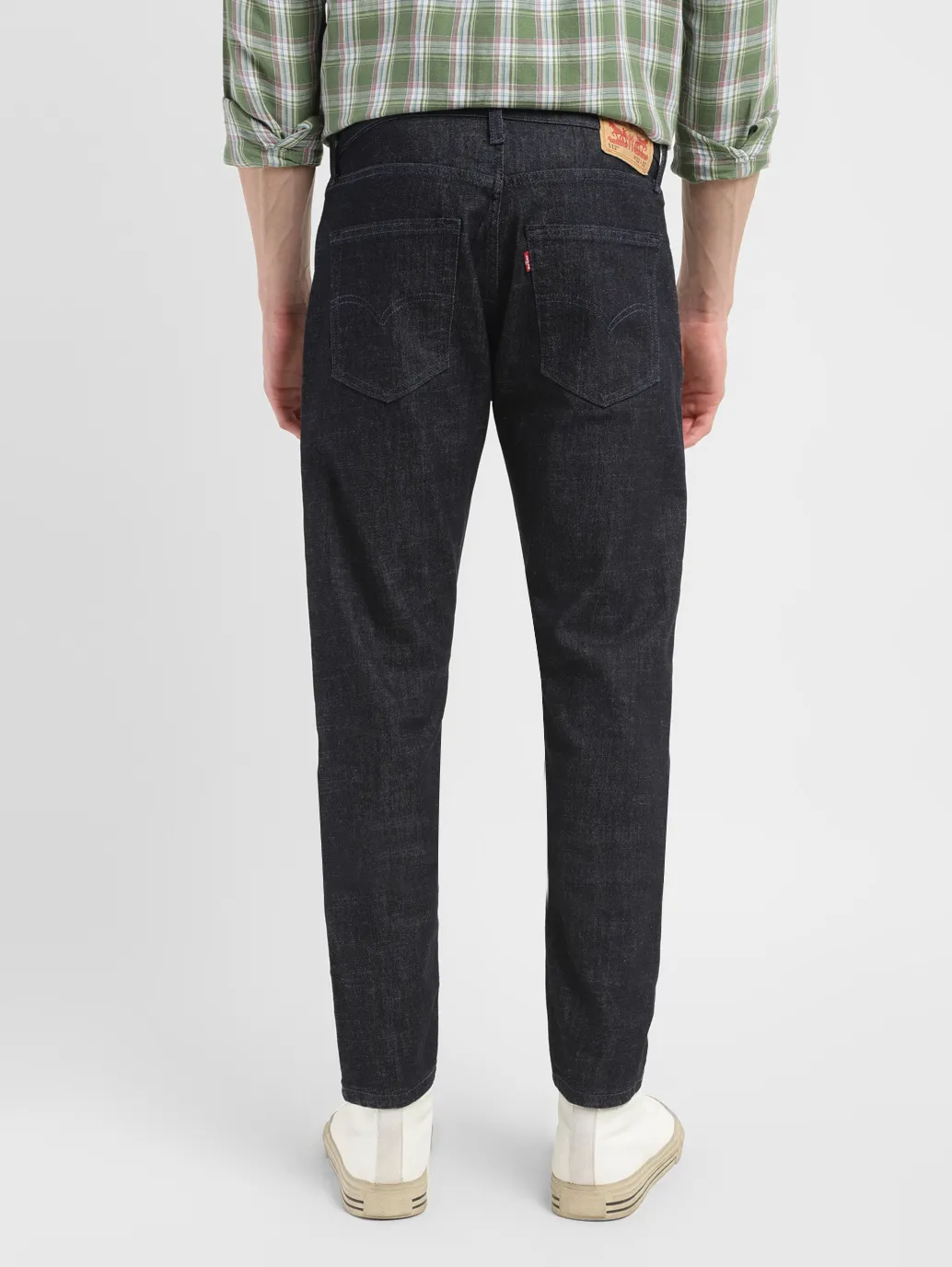 Men's 512 Blue Slim Tapered Fit Mid Rise Jeans - Image 3