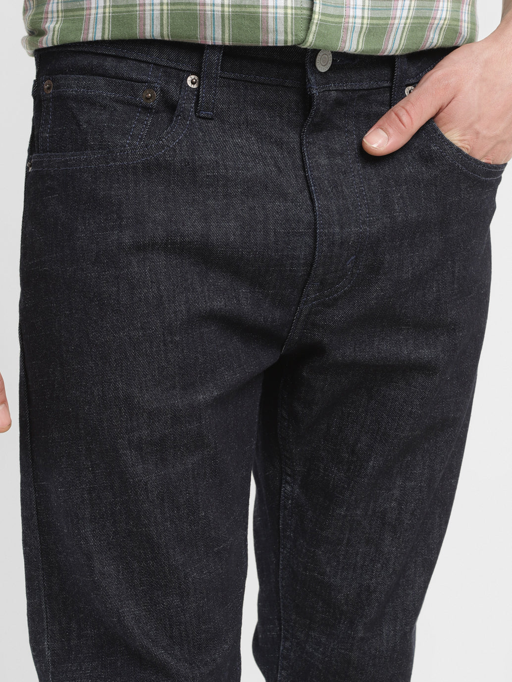 Men's 512 Blue Slim Tapered Fit Mid Rise Jeans - Image 7