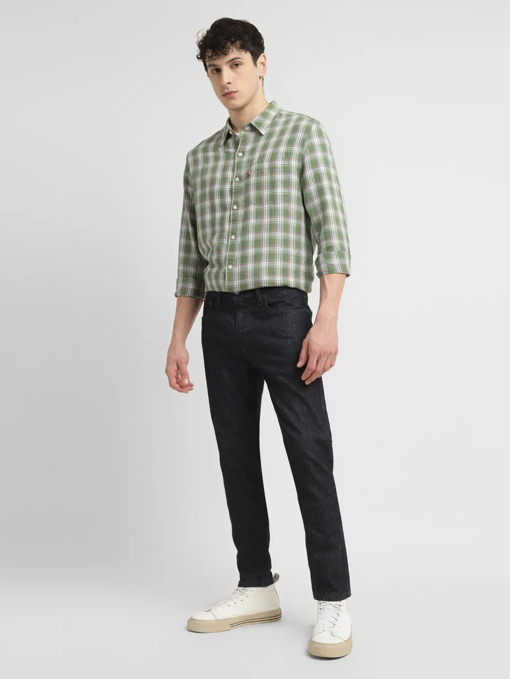 Men's 512 Blue Slim Tapered Fit Mid Rise Jeans - Image 8