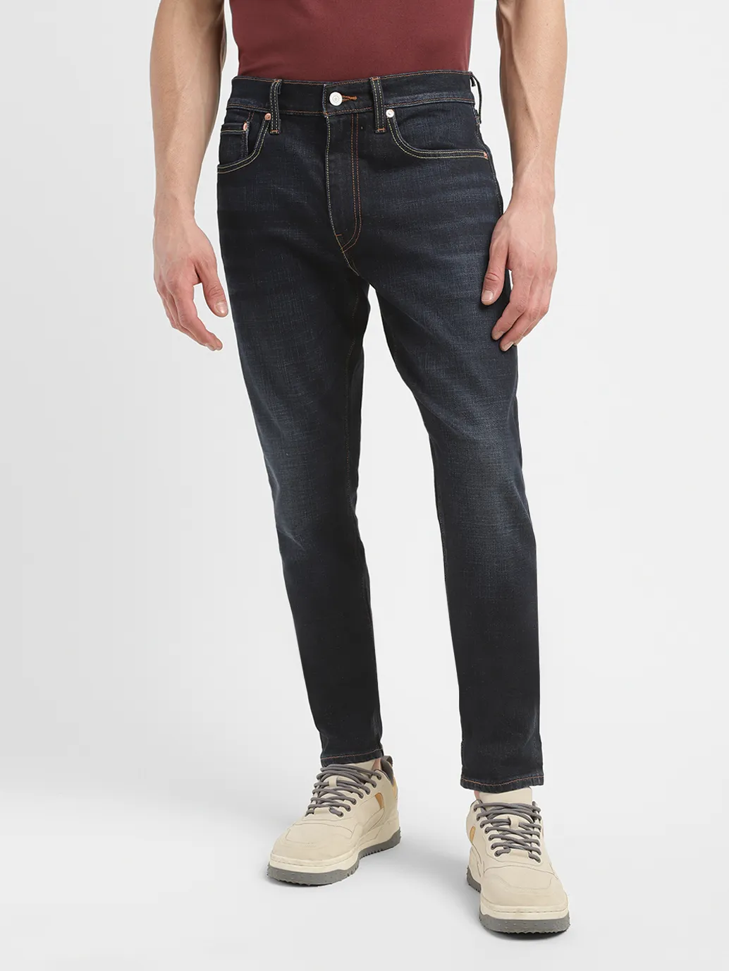 Men's 512 Blue Slim Tapered Fit Mid Rise Jeans - Image 2