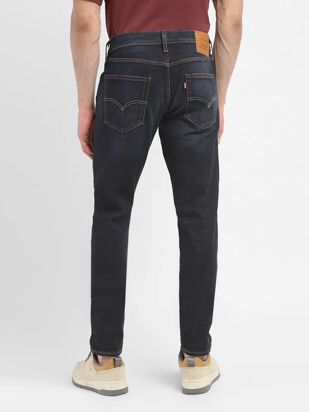 Men's 512 Blue Slim Tapered Fit Mid Rise Jeans - Image 3