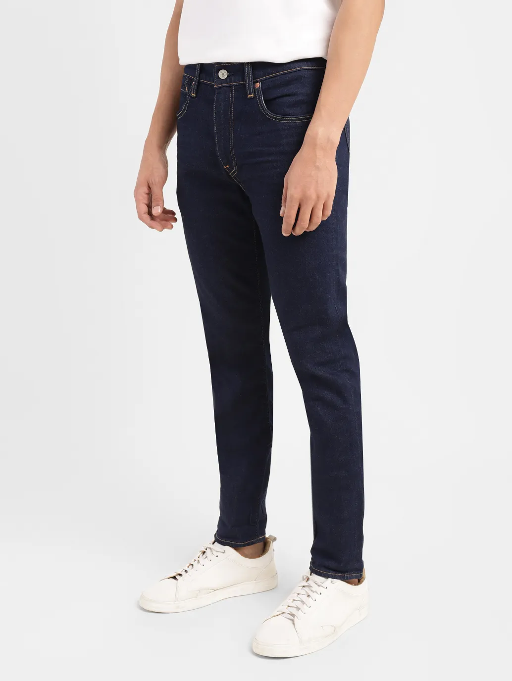 Men's 512 Blue Slim Tapered Fit Mid Rise Jeans - Image 5