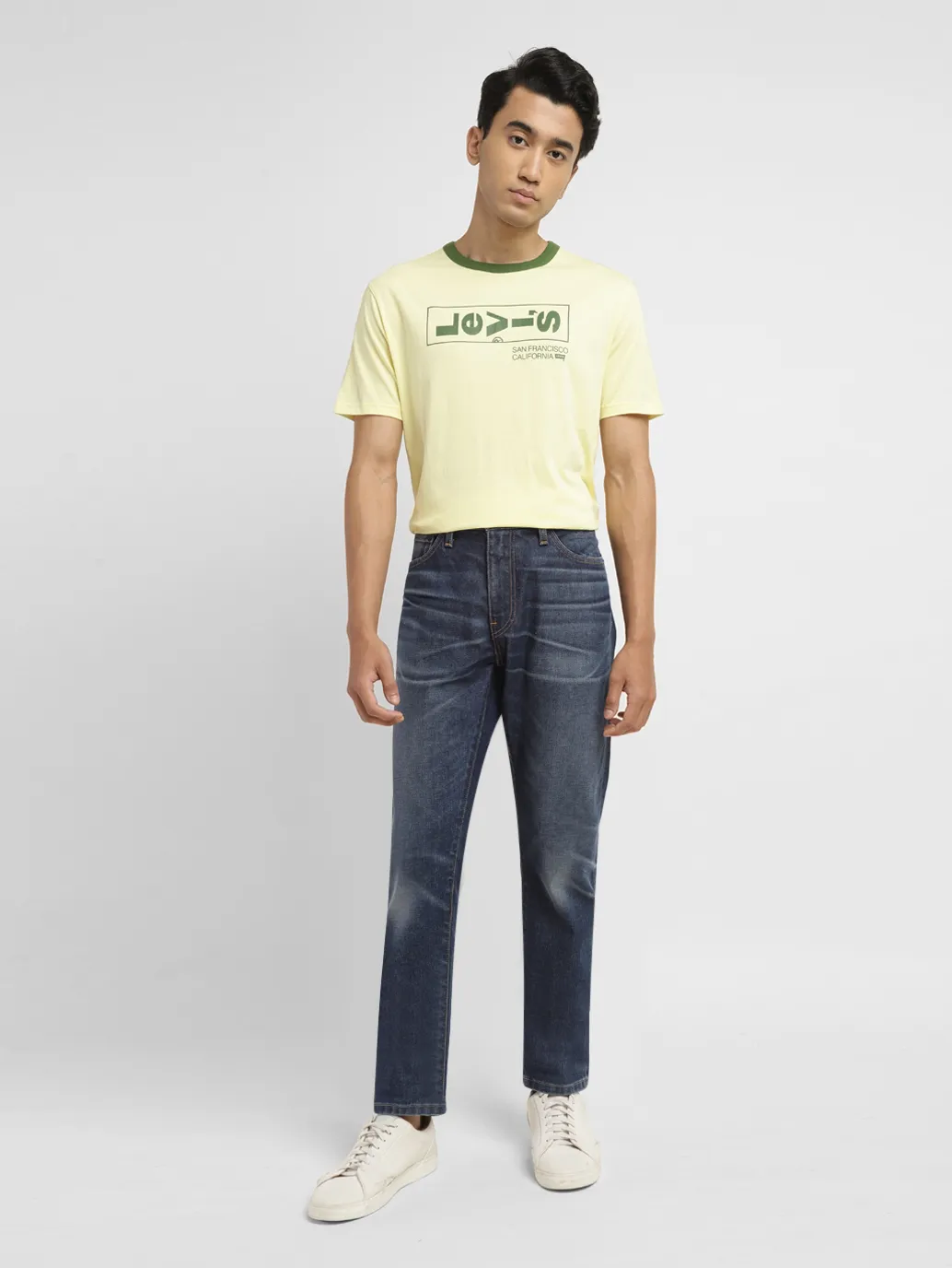 Men's 512 Blue Slim Tapered Fit Mid Rise Jeans - Image 8
