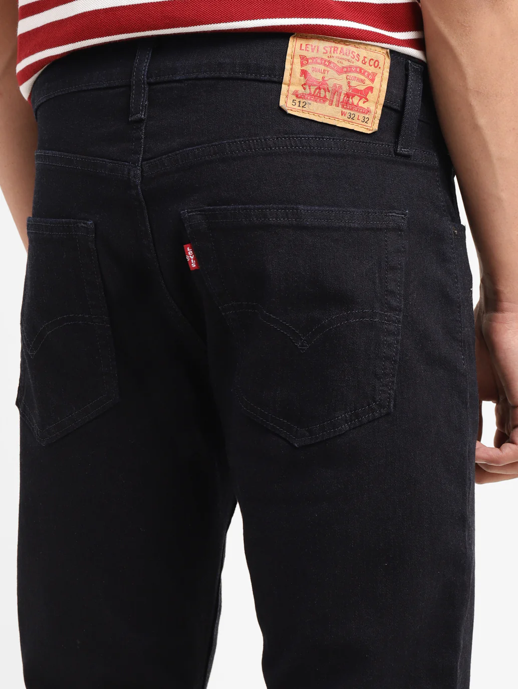 Men's 512 Indigo Slim Tapered Fit Mid Rise Jeans - Image 7