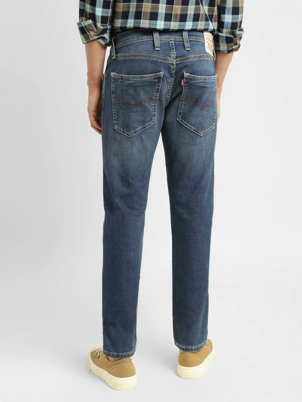 Men's 512 Blue Slim Tapered Fit Mid Rise Jeans - Image 3