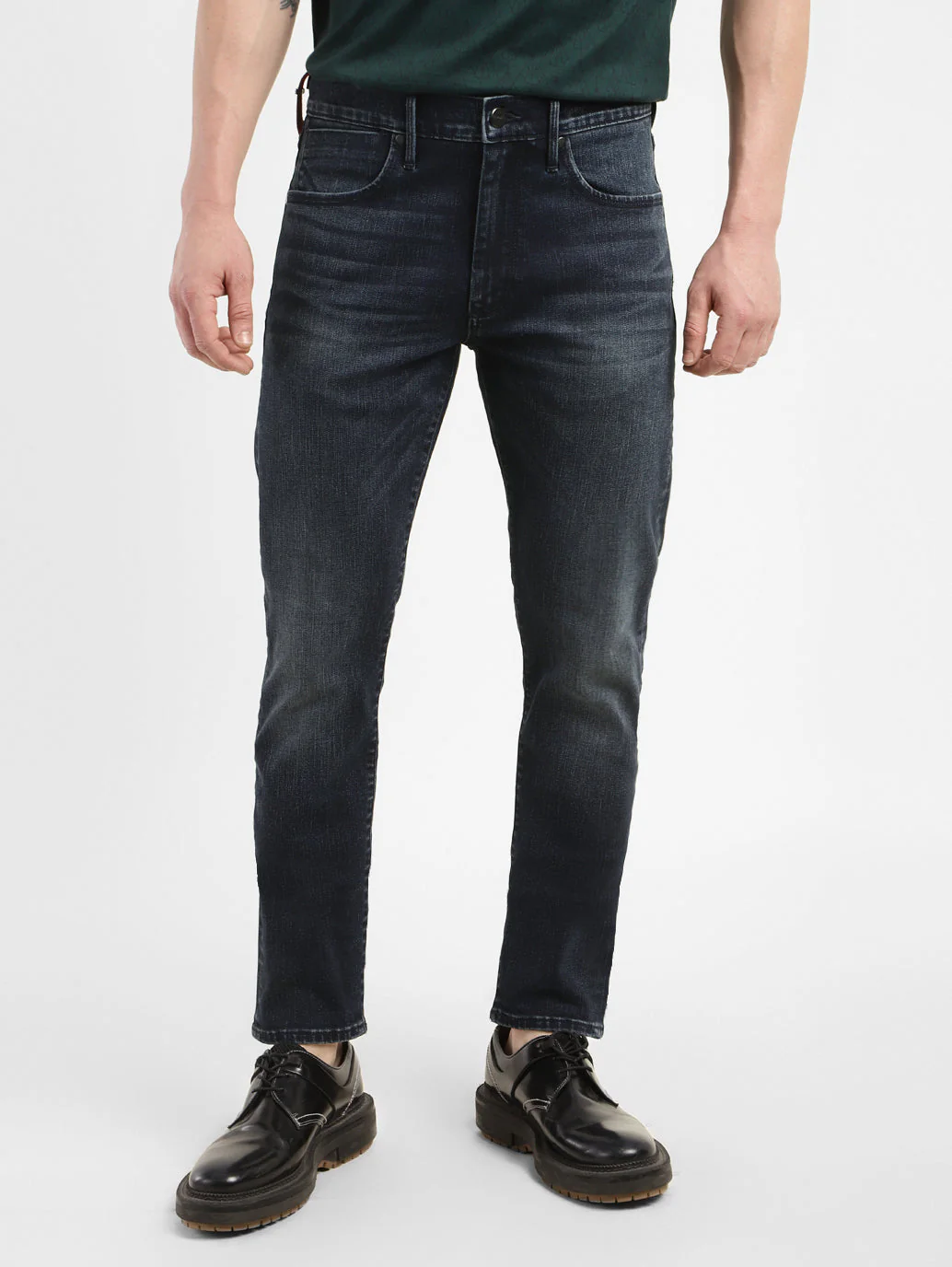 Men's Redloop 512 Blue Slim Tapered Fit Mid Rise Jeans