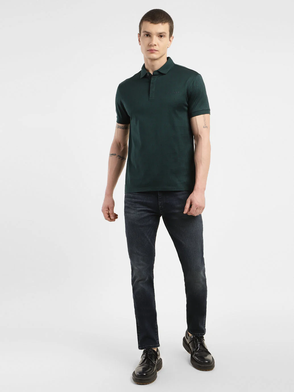 Men's Redloop 512 Blue Slim Tapered Fit Mid Rise Jeans - Image 2