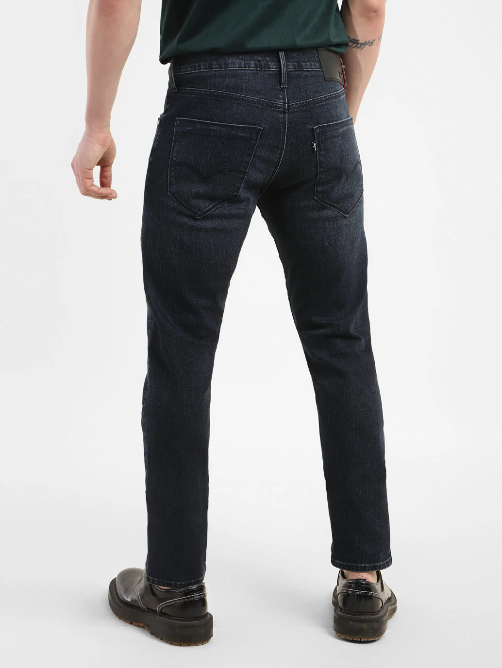 Men's Redloop 512 Blue Slim Tapered Fit Mid Rise Jeans - Image 3