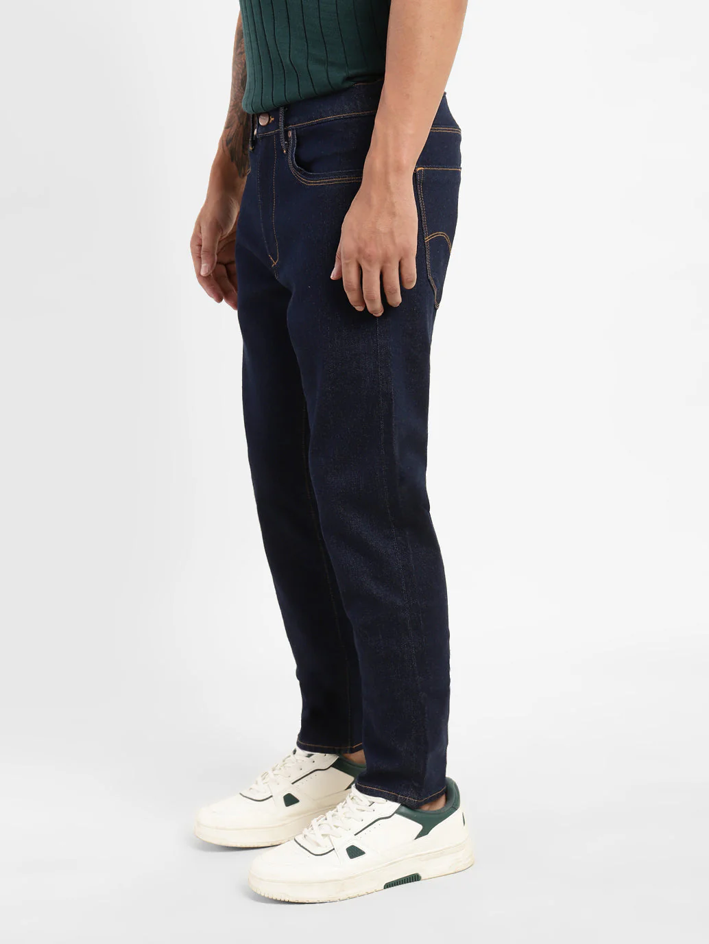 Men's Redloop 512 Blue Slim Tapered Fit Mid Rise Jeans - Image 5