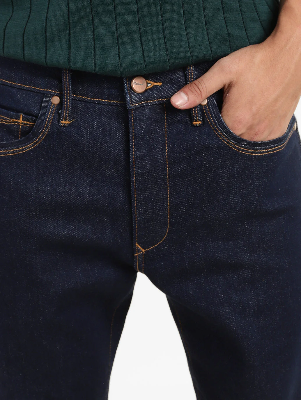 Men's Redloop 512 Blue Slim Tapered Fit Mid Rise Jeans - Image 6