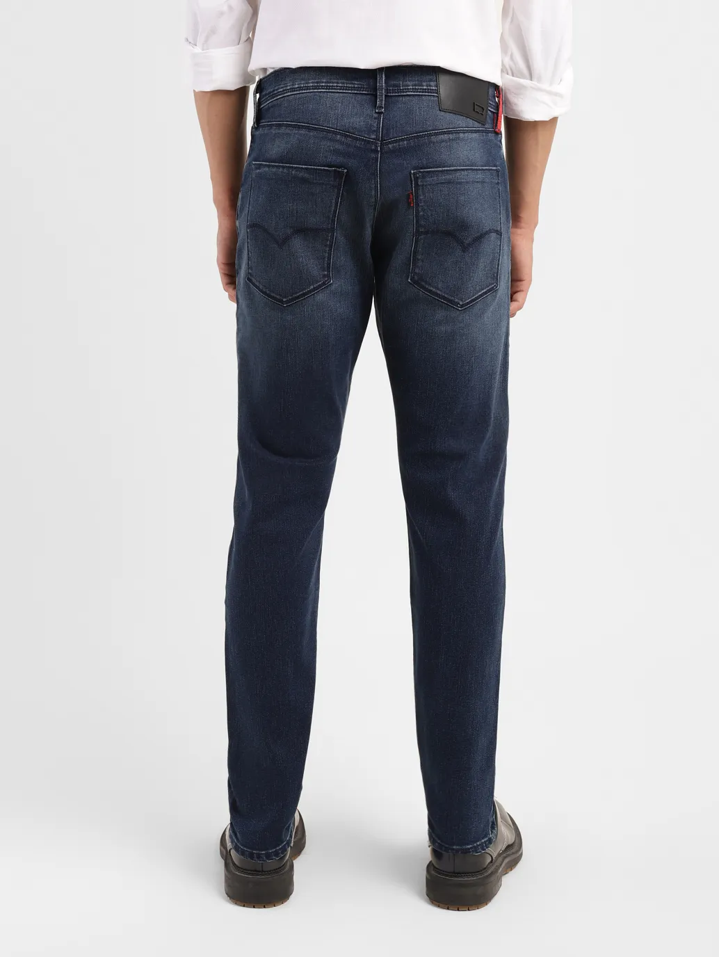Men's Redloop 512 Blue Slim Tapered Fit Mid Rise Jeans - Image 3