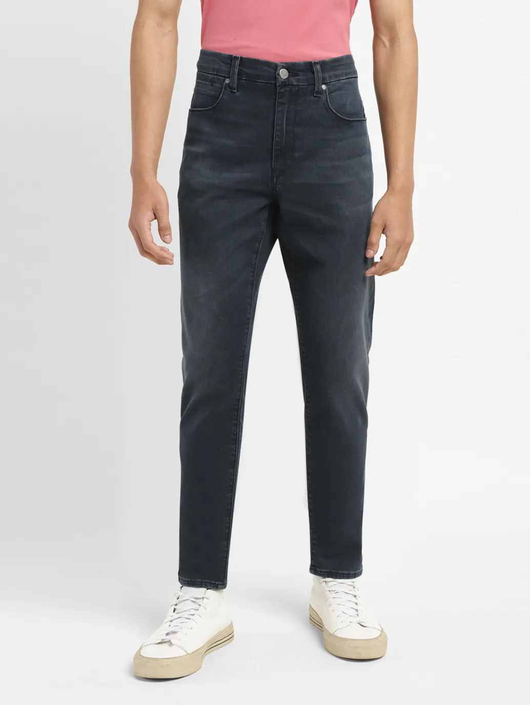 Men's Redloop 512 Blue Slim Tapered Fit Mid Rise Jeans - Image 2