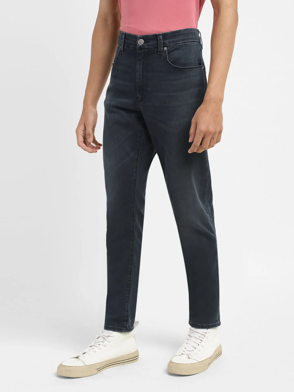 Men's Redloop 512 Blue Slim Tapered Fit Mid Rise Jeans - Image 6