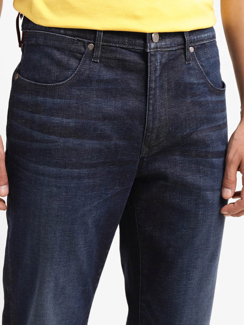 Men's Redloop 512 Blue Slim Tapered Fit Mid Rise Jeans - Image 7
