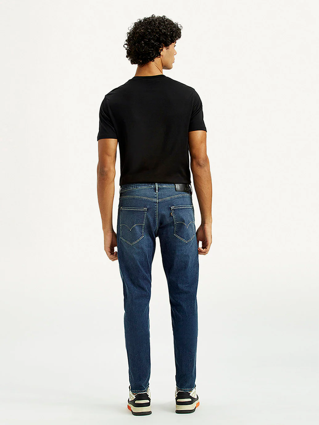 Men's Redloop 512 Dark Indigo Slim Tapered Fit Innovation Stretch Jeans - Image 5