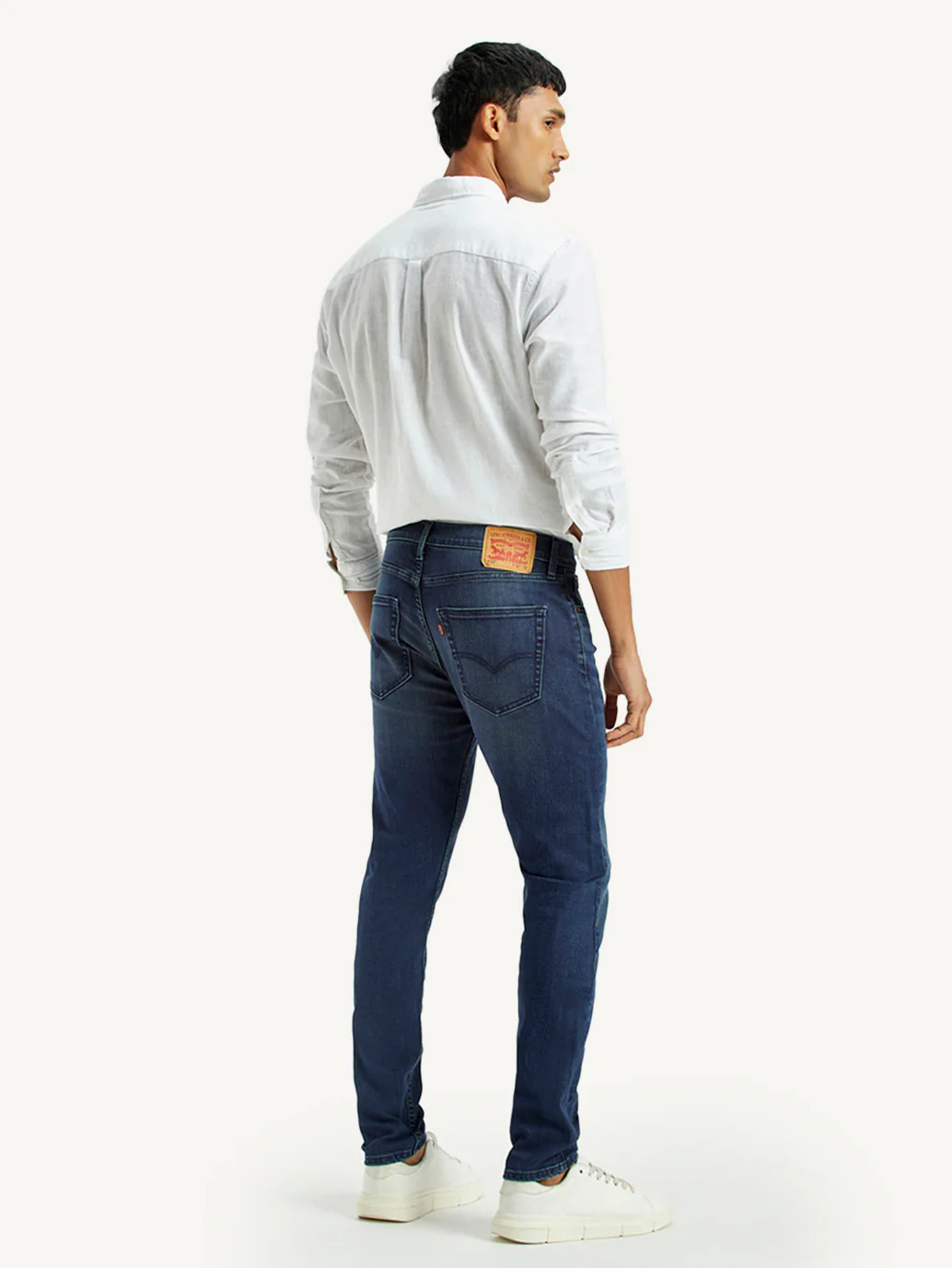 Men's 512 Dark Indigo Slim Tapered Fit Mid Rise Jeans - Image 2