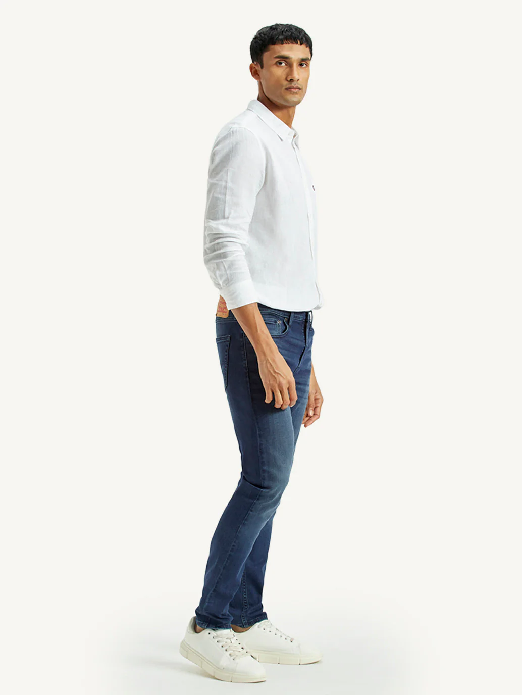 Men's 512 Dark Indigo Slim Tapered Fit Mid Rise Jeans - Image 5
