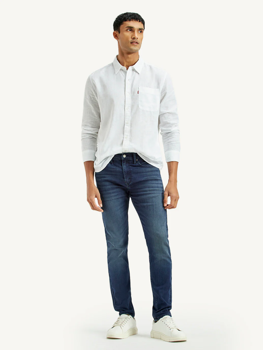 Men's 512 Dark Indigo Slim Tapered Fit Mid Rise Jeans - Image 7