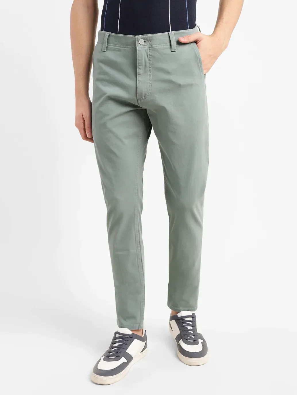 Men's 512 Green Slim Tapered Fit Chinos - Image 2