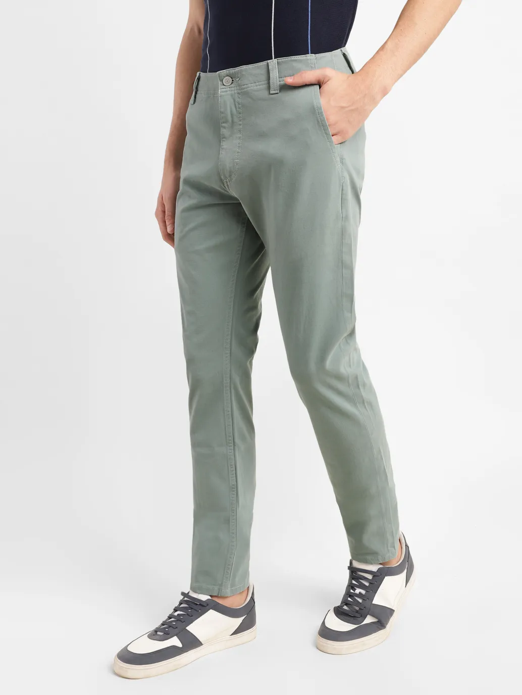 Men's 512 Green Slim Tapered Fit Chinos - Image 5