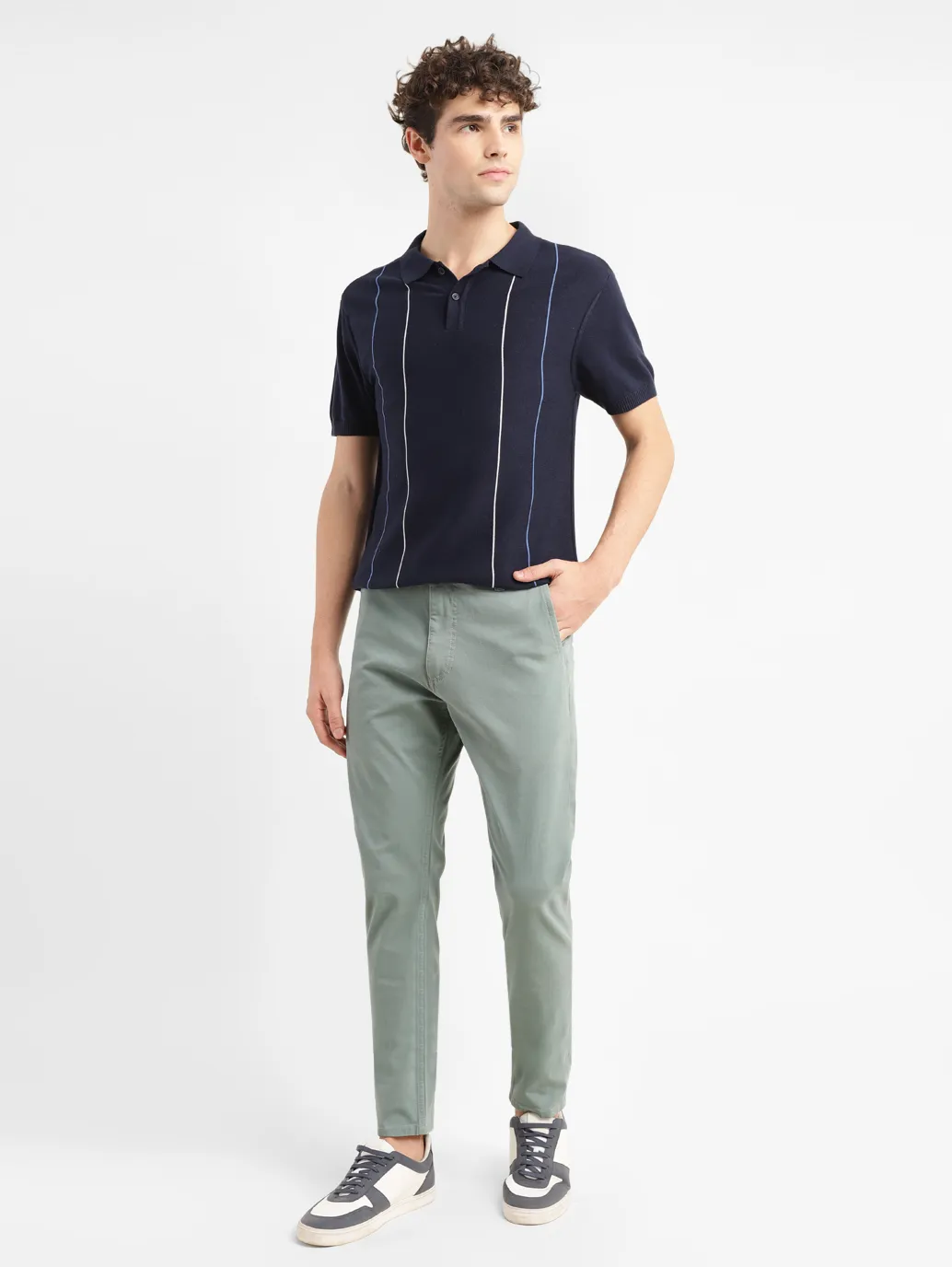 Men's 512 Green Slim Tapered Fit Chinos - Image 9
