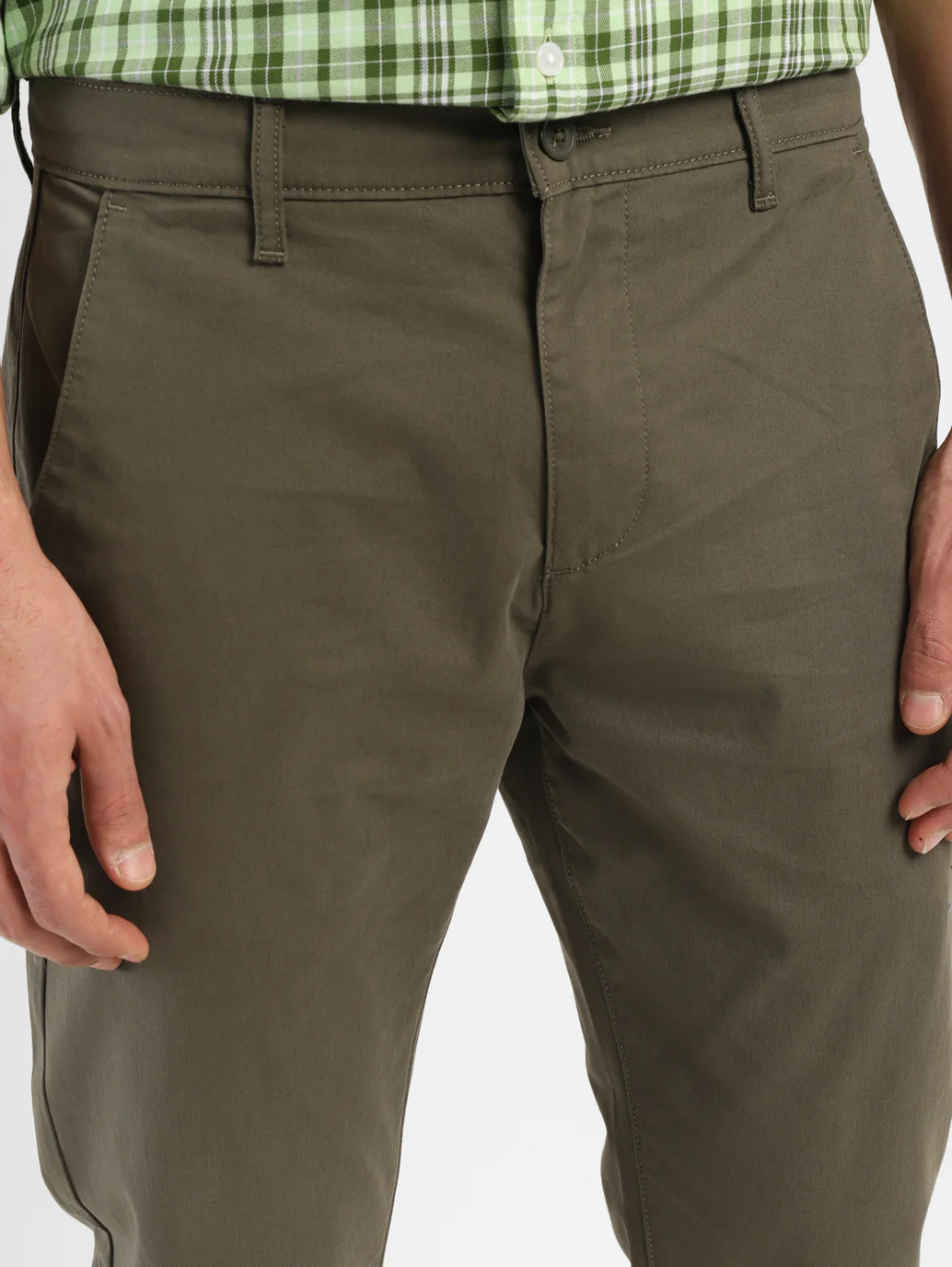 Men's 512 Green Slim Tapered Fit Chinos - Image 9