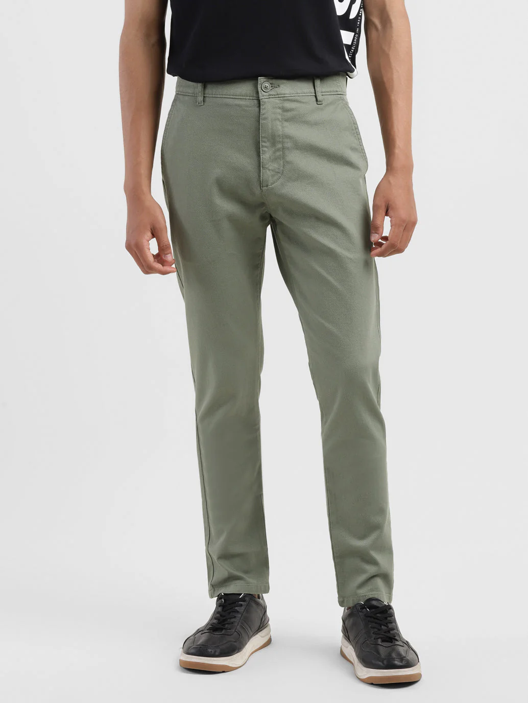 Men's 512 Green Slim Tapered Fit Trousers - Image 2