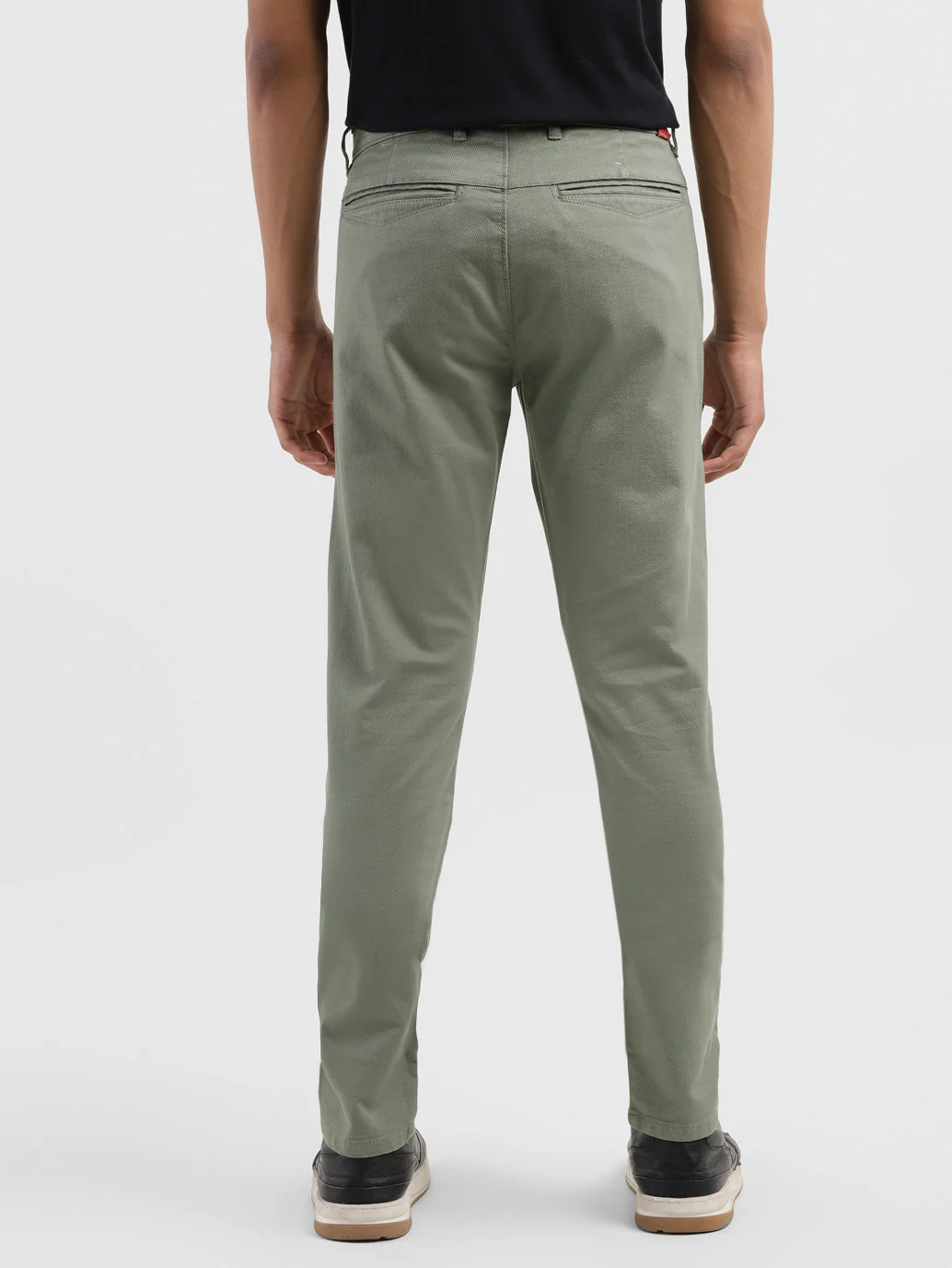 Men's 512 Green Slim Tapered Fit Trousers - Image 3