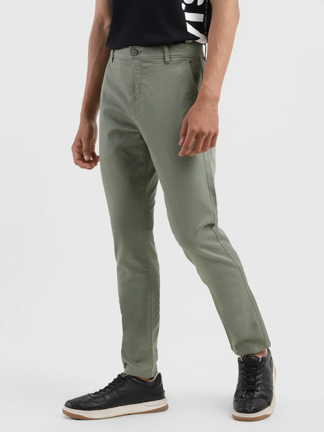 Men's 512 Green Slim Tapered Fit Trousers - Image 6