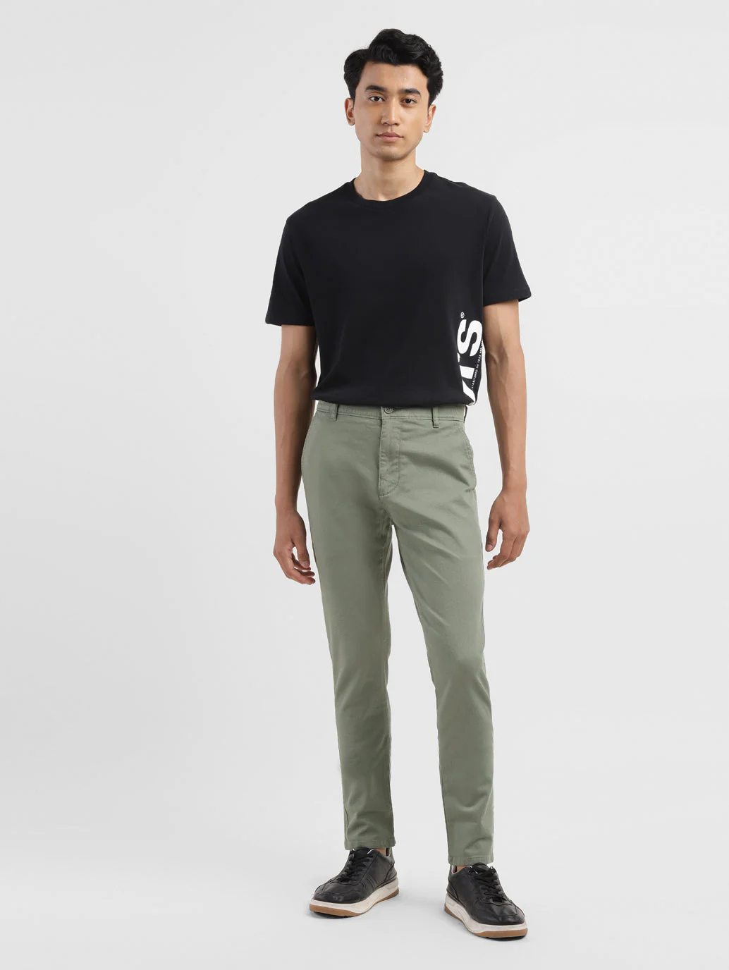Men's 512 Green Slim Tapered Fit Trousers - Image 8