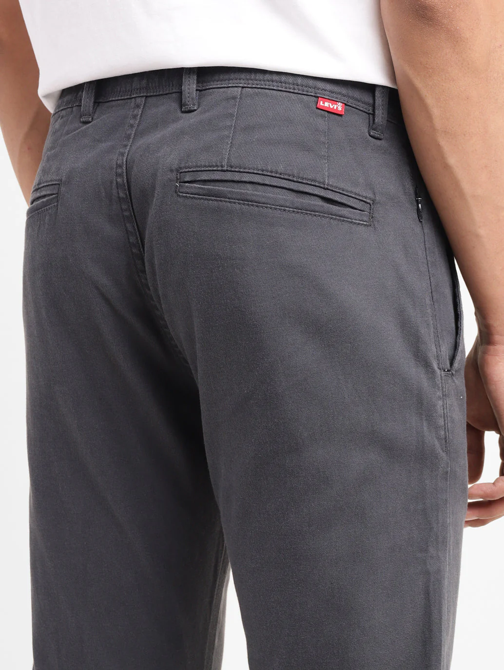 Men's 512 Grey Slim Tapered Fit chinos - Image 6