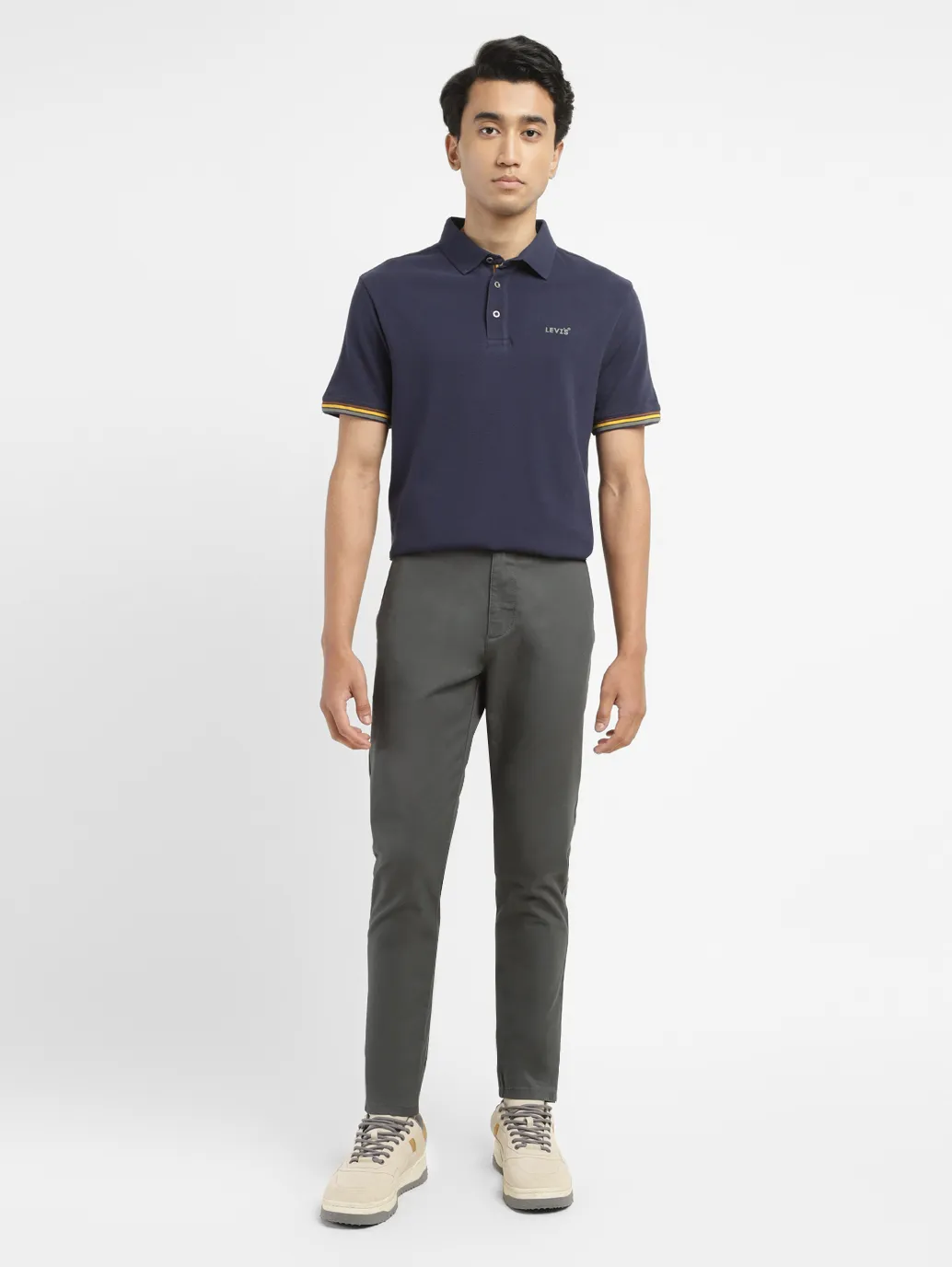 Men's 512 Grey Slim Tapered Fit Chinos - Image 9