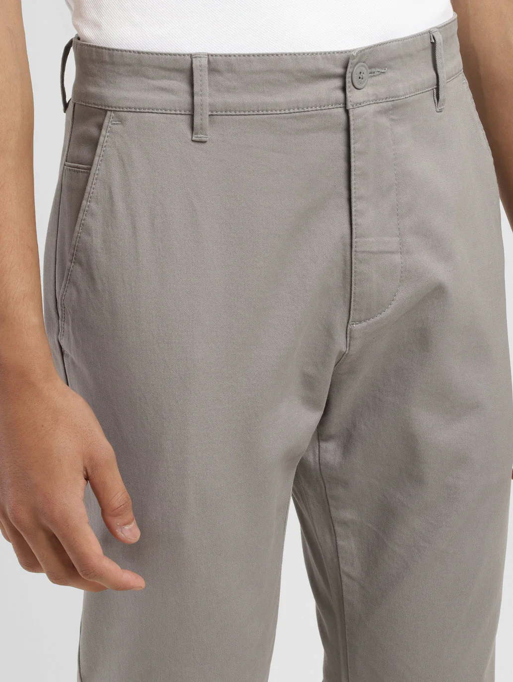 Men's 512 Grey Slim Tapered Fit Chinos - Image 7