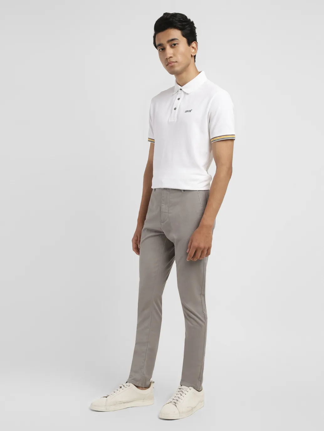 Men's 512 Grey Slim Tapered Fit Chinos - Image 9