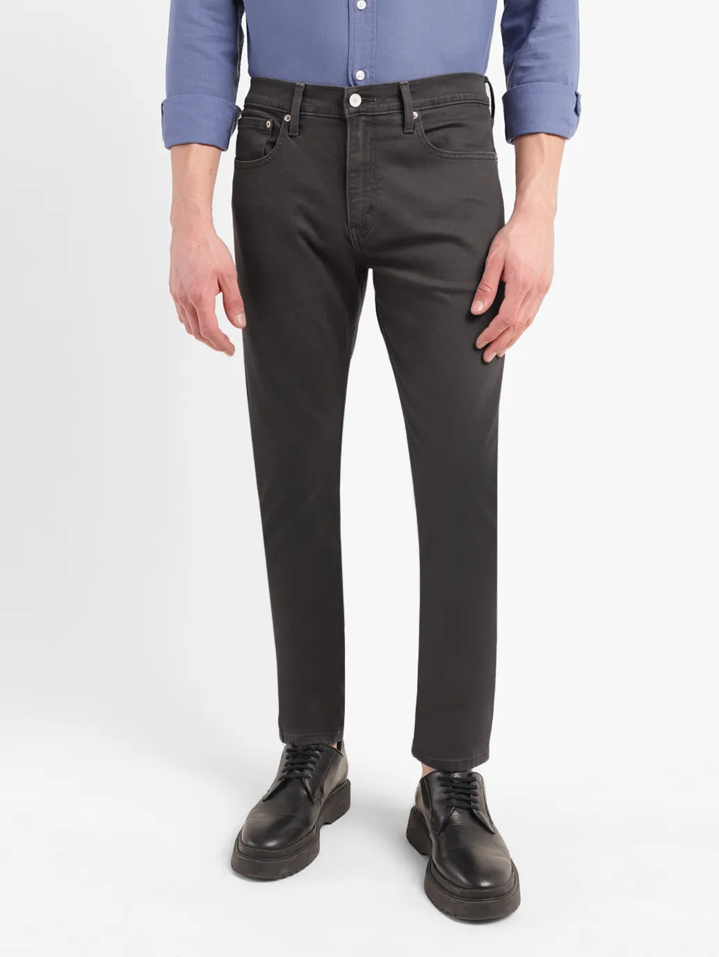 Men's 512 Grey Slim Tapered Fit Mid Rise Jeans - Image 2
