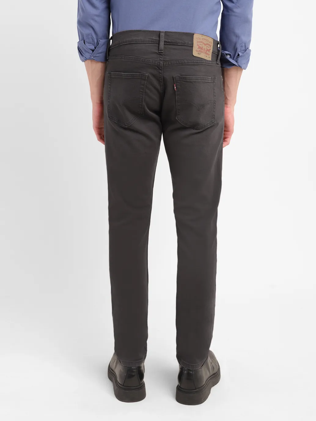 Men's 512 Grey Slim Tapered Fit Mid Rise Jeans - Image 3