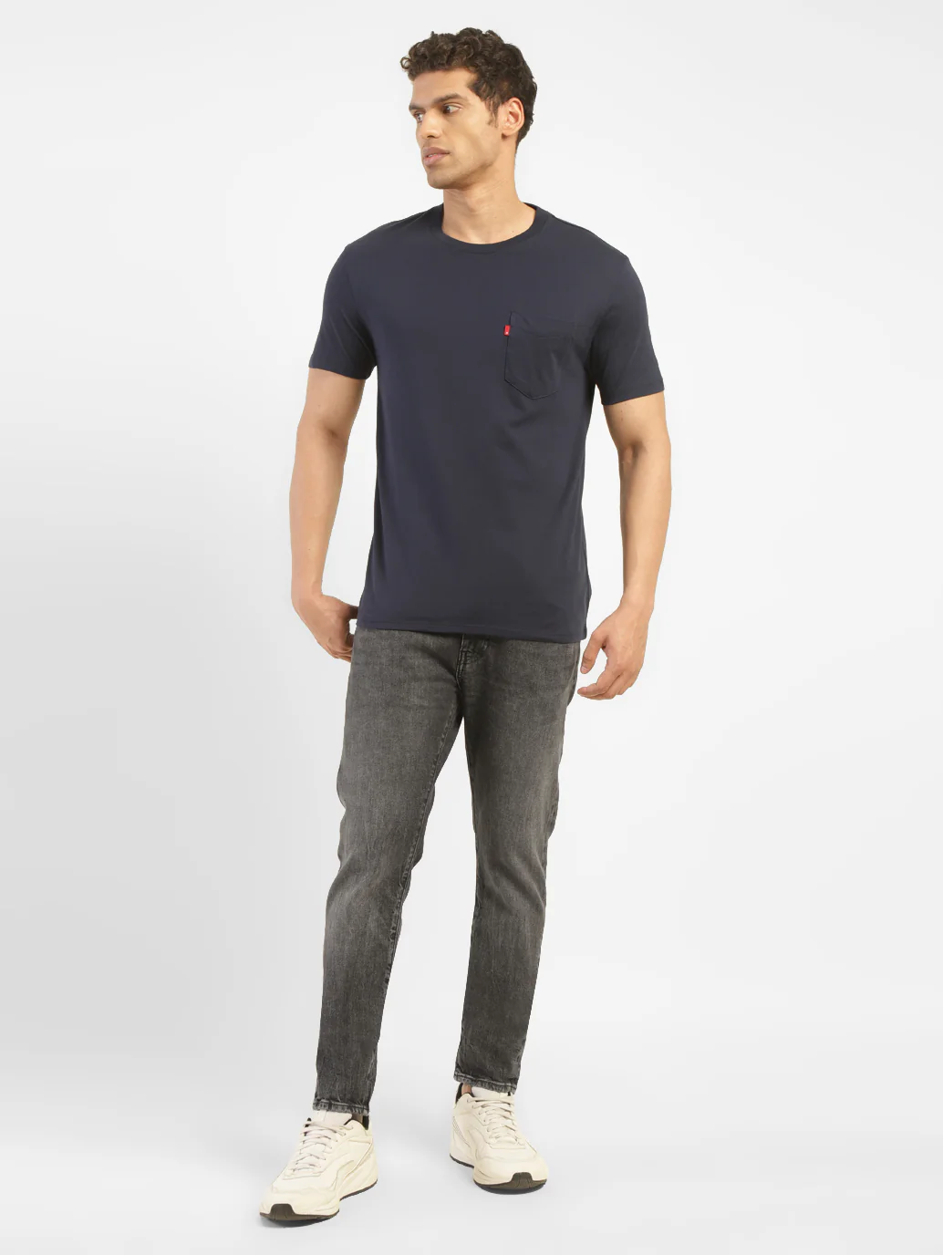 Men's 512 Grey Slim Tapered Fit Mid Rise Jeans - Image 2