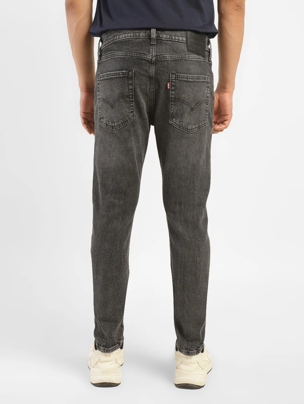 Men's 512 Grey Slim Tapered Fit Mid Rise Jeans - Image 3