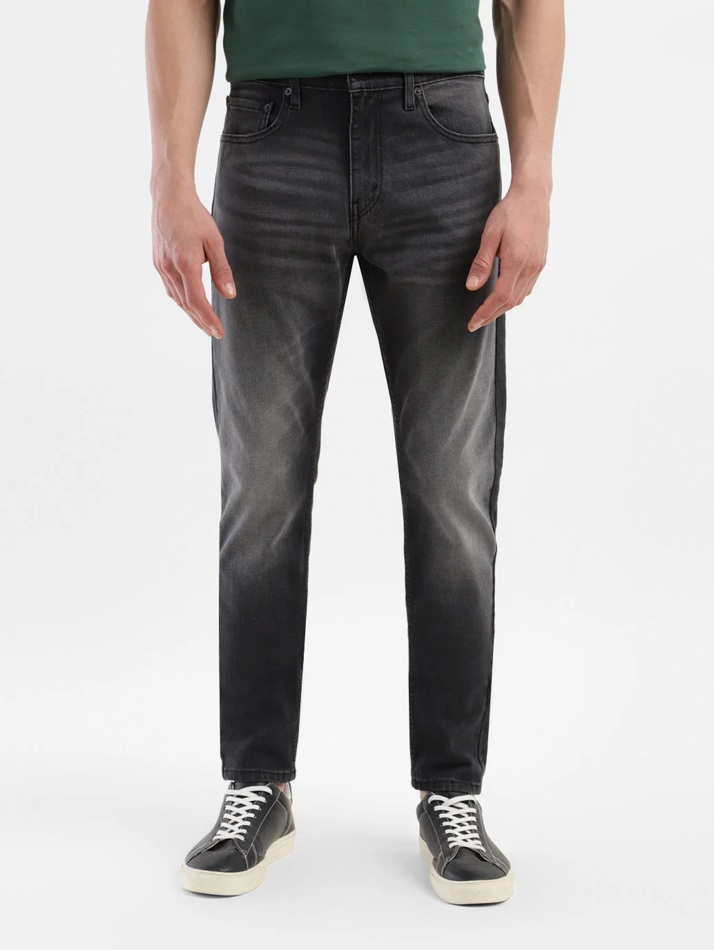 Men's 512 Grey Slim Tapered Fit Mid Rise Jeans - Image 2